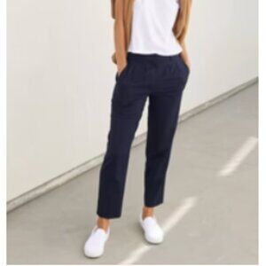 AYR The Metropolitan Pleated Pant Size 6, Navy Wool